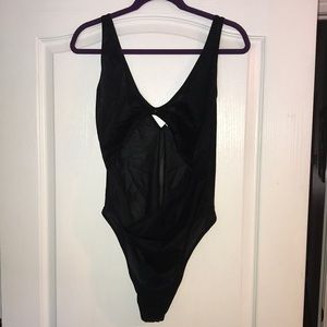 NWOT Glissenette Bodysuit Black